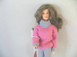 11.5'' 1982 LJN POSEABLE BROOKE SHIELDS FASHION DOLL, ORIGINAL OUTFIT
