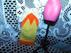 1460 TROPICANA ORANGE YELLOW WHITE SLIM BARBIE DRESS 1967 - 68, NO DAISY NOT MINT